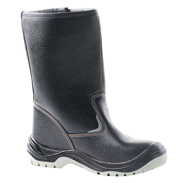 Сапоги рабочие кожаные размер 44 черные Мистраль Ultra