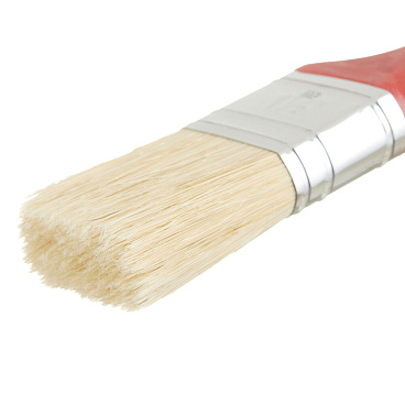 Кисть плоская смешанная щетина пластиковая ручка Beorol 38х18 мм для эмалей и лаков на алкидной основе