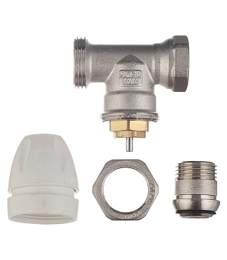 Клапан термостатический Tiemme 1/2 НР(ш) х 1/2 ВР(г) для радиатора (3300013)