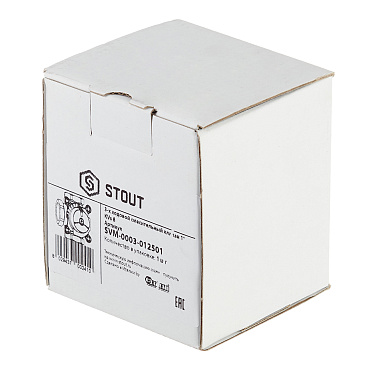 Клапан смесительный Stout 3-х ходовой 1 ВР(г) под электропривод KVs 8 (SVM-0003-012501)