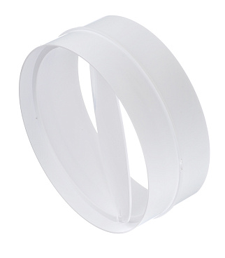 Соединитель для круглых воздуховодов ERA с обратным клапаном пластиковый d160 мм