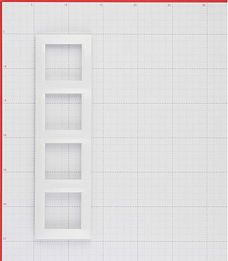 Рамка Simon 15 четырехместная белая (1500640-030)