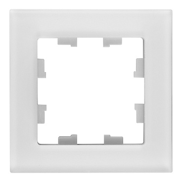 Рамка Systeme Electric AtlasDesign Nature одноместная белая (ATN320101)