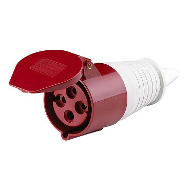 Розетка кабельная переносная Dekraft РП-102 3Р+РЕ 32 А 380 В IP44