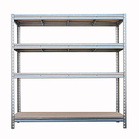 Стеллаж металлический оцинкованный AR Shelving Bullrack rivet 2000х2000х600 мм 4 полки