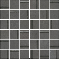 Гварди Декор 1 мозаичный антрацит матовый обрезной MM13132 30x30