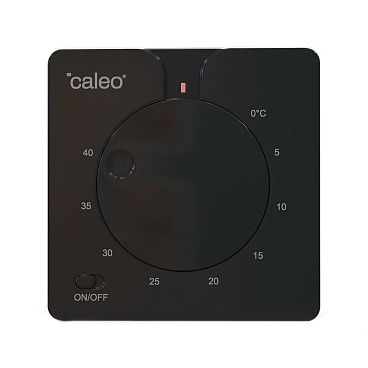 Терморегулятор механический для теплого пола Caleo C430 Black черный