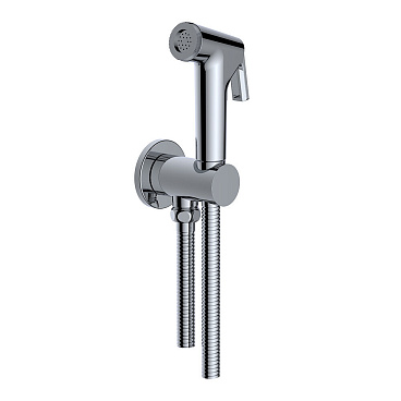 Душ гигиенический Corsa Deco со шлангом 1200 мм с подключением и держателем хром (HSET001)