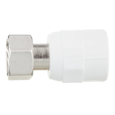 Муфта полипропиленовая Valtec с накидной гайкой 20 мм х  1/2 ЕК под евроконус (VTp.708.K.02004)