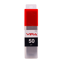 Лезвие для ножа Vira 18 мм прямое (50 шт.) сегментированное