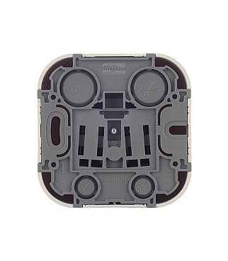 Розетка Legrand Quteo накладная слоновая кость (782240)