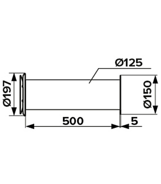 Клапан приточный Era d125 мм (12,5КП-05)