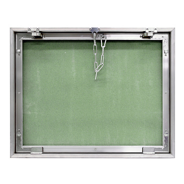 Люк ревизионный под плитку Практика Контур алюминиевый 600х400 мм скрытый нажимной