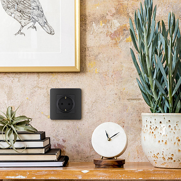 Рамка Legrand Inspiria одноместная антрацит (673933)