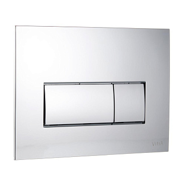 Клавиша смыва для инсталляций Vitra Root Square хром (740-2380)