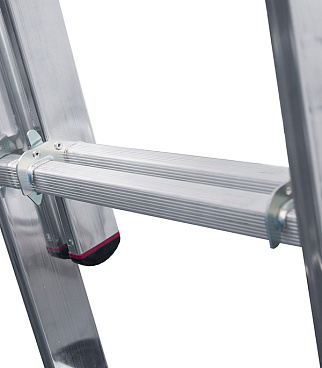 Лестница алюминиевая трансформер трехсекционная 7 ступеней Krause универсальная