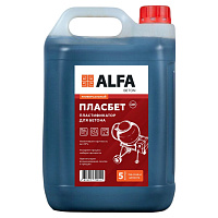Добавка пластификатор для бетонов и растворов АльфаБетон Пласбетон универсальная 5 л