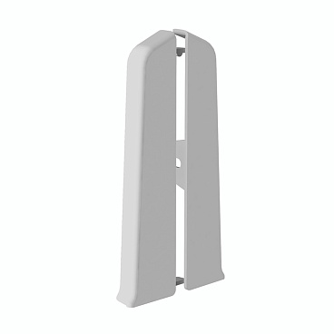 Заглушка торцевая Деконика 100 мм светло-серая левая-правая Г-профиль (2 шт.)