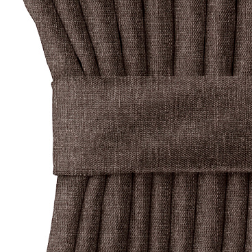 Штора рогожка шоколад 200х270 см Волшебная Ночь Крафт (763080)