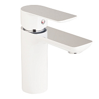 Смеситель для раковины Lavelly White Modern однорычажный хром/белый (623750)