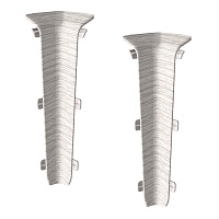 Угол внутренний Деконика 100 мм клен патина Г-профиль (2 шт.)