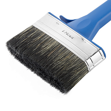 Кисть плоская смешанная щетина пластиковая ручка Wenzo Pro 120х25 мм для красок на водной основе