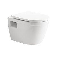 Унитаз подвесной Corsa Deco DX Rimless безободковый с сиденьем дюропласт микролифт (WHDX530RS)