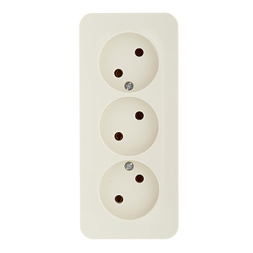 Розетка Systeme Electric Blanca накладная бежевая (BLNRA000317)