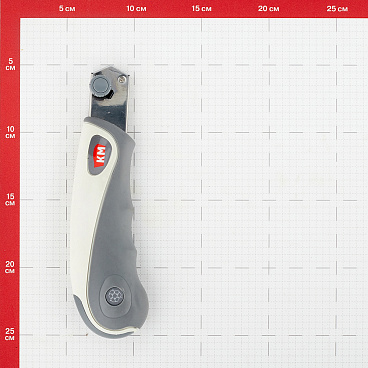 Нож строительный КМ 25 мм с сегментированным лезвием пластиковый корпус