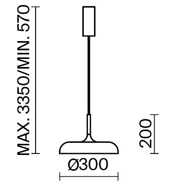 Подвесной светильник Maytoni MOD189PL-L12W3K1