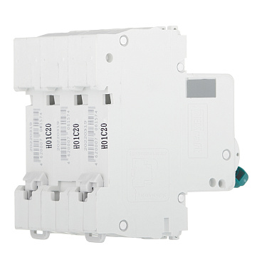 Автоматический выключатель модульный Dekraft BA-101 3P 20А тип C 4,5 кА 230/400 В (11079DEK)