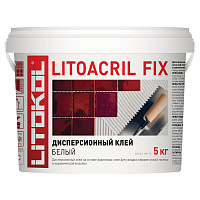 Клей для плитки Litokol Litoacril Fix готовый 5 кг