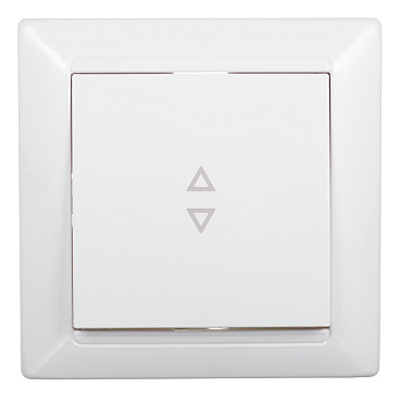 Переключатель Svet одноклавишный встраиваемый белый (SV1001-0016)