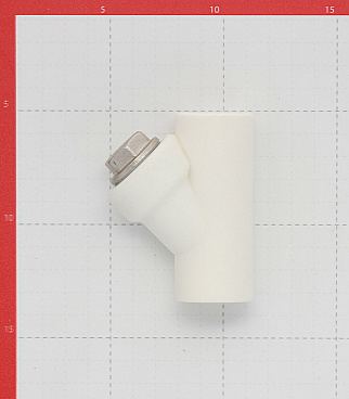 Фильтр полипропиленовый Valtec косой 25 мм В/В сетчатый (VTp.786.0.025)