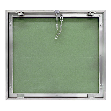 Люк ревизионный под плитку Практика Контур алюминиевый 600х500 мм скрытый нажимной