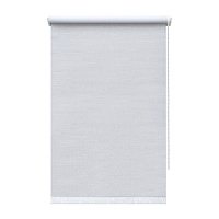 Рулонная штора блэкаут 80х160 см Decofest Каролина белая