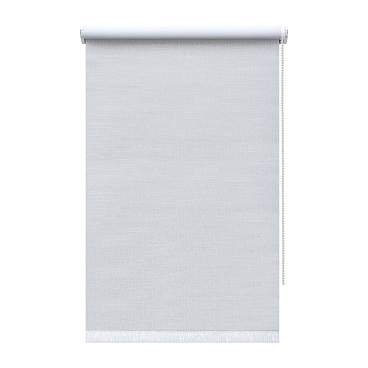 Рулонная штора блэкаут 80х160 см Decofest Каролина белая