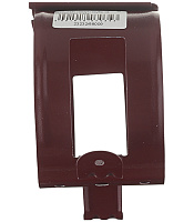 Кронштейн хомут труб Grand Line металлический на деревянную стену d90 мм красное вино RAL 3005