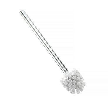 Ершик для унитаза Fora пластик хром/белый (FOR-WC001)