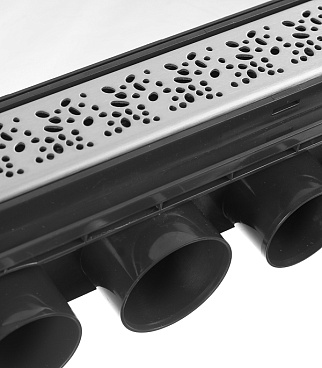 Лоток душевой Wirquin Венеция с гидрозатвором 800 мм решетка из нержавеющей стали (30724168)