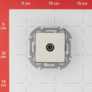 Розетка телевизионная Legrand Inspiria встраиваемая слоновая кость (673851)