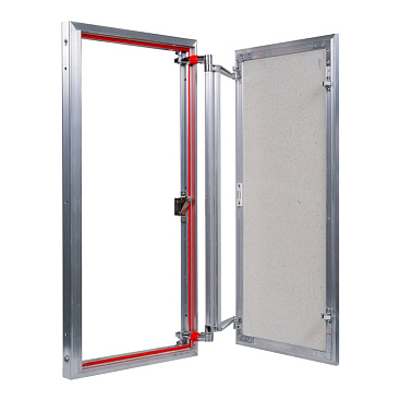 Люк ревизионный под плитку Практика EuroFormat-R алюминиевый 400х800 мм скрытый нажимной