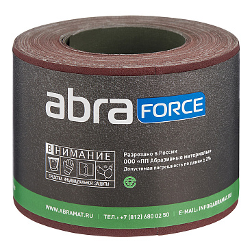 Наждачная бумага Abraforce 100 мм 20 м P150 влагостойкая
