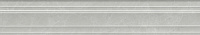 Монте Тиберио Бордюр Багет серый глянцевый обрезной BLF023R 40x7,3