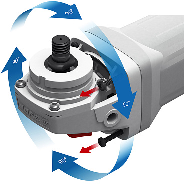 Шлифмашина угловая электрическая Зубр УШМ-П125-1500 ЭПСТ 1500 Вт d125 мм