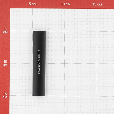 Трубка термоусадочная КВТ Гермокомплект ТТК 12/4 мм 100 мм черная (10 шт.)