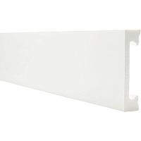 Плинтус экополимер Winart Pro Quadratum 65х16х2000 мм белый матовый (90.65.001.001)