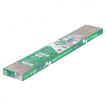 Ламинат 33 класс Clic&Go Impulse дуб бразильский коричневый 1,596 кв.м 8 мм с фаской влагостойкий