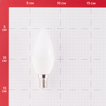Лампа светодиодная E14  4000К 6 Вт 570 Лм 230 В свеча матовая
