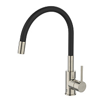 Смеситель для кухни Milardo Meal сатин с гибким изливом однорычажный (M01BN0FM05)